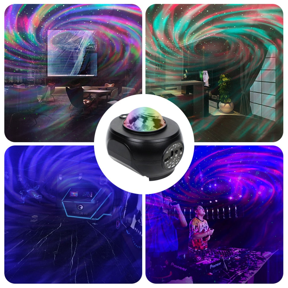 Smart Galaxy Projector Led Star Projector Gaming Room Bedroom Decoration Night Light Starry Sky Laser Star Projector Lamp Gift