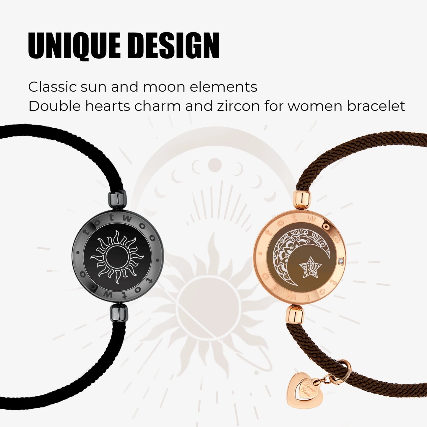 Totwoo Long Distance touch Light up bracelets