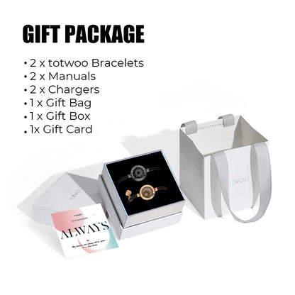 Totwoo Long Distance touch Light up bracelets
